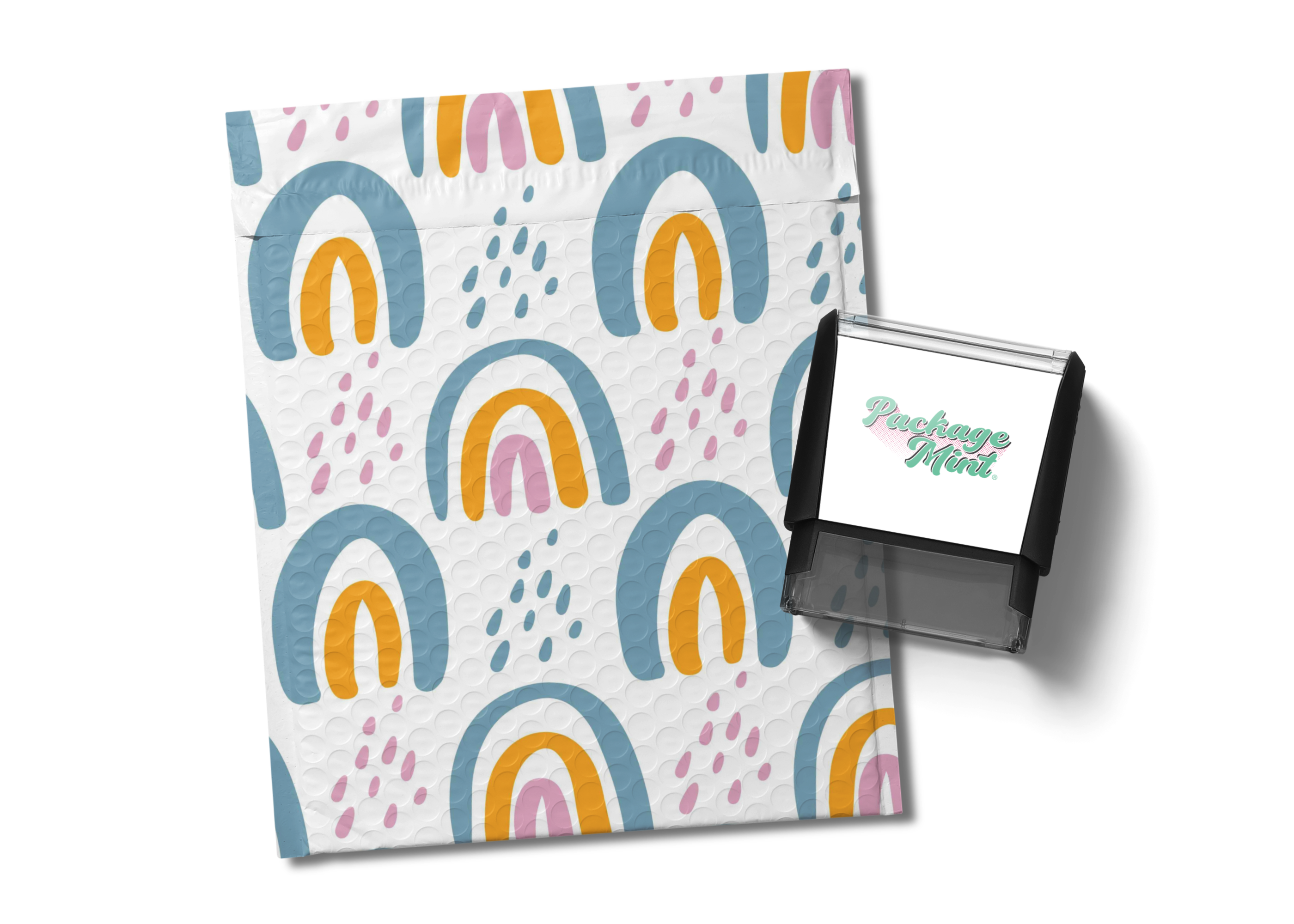 Boho Rainbow Bubble Mailers 6.5x9 Inches - Pack of 25 Padded Envelopes for Shipping, Etsy, eBay & Amazon | Perfect for Small Business, Jewelry, Crafts & Online Store Packaging