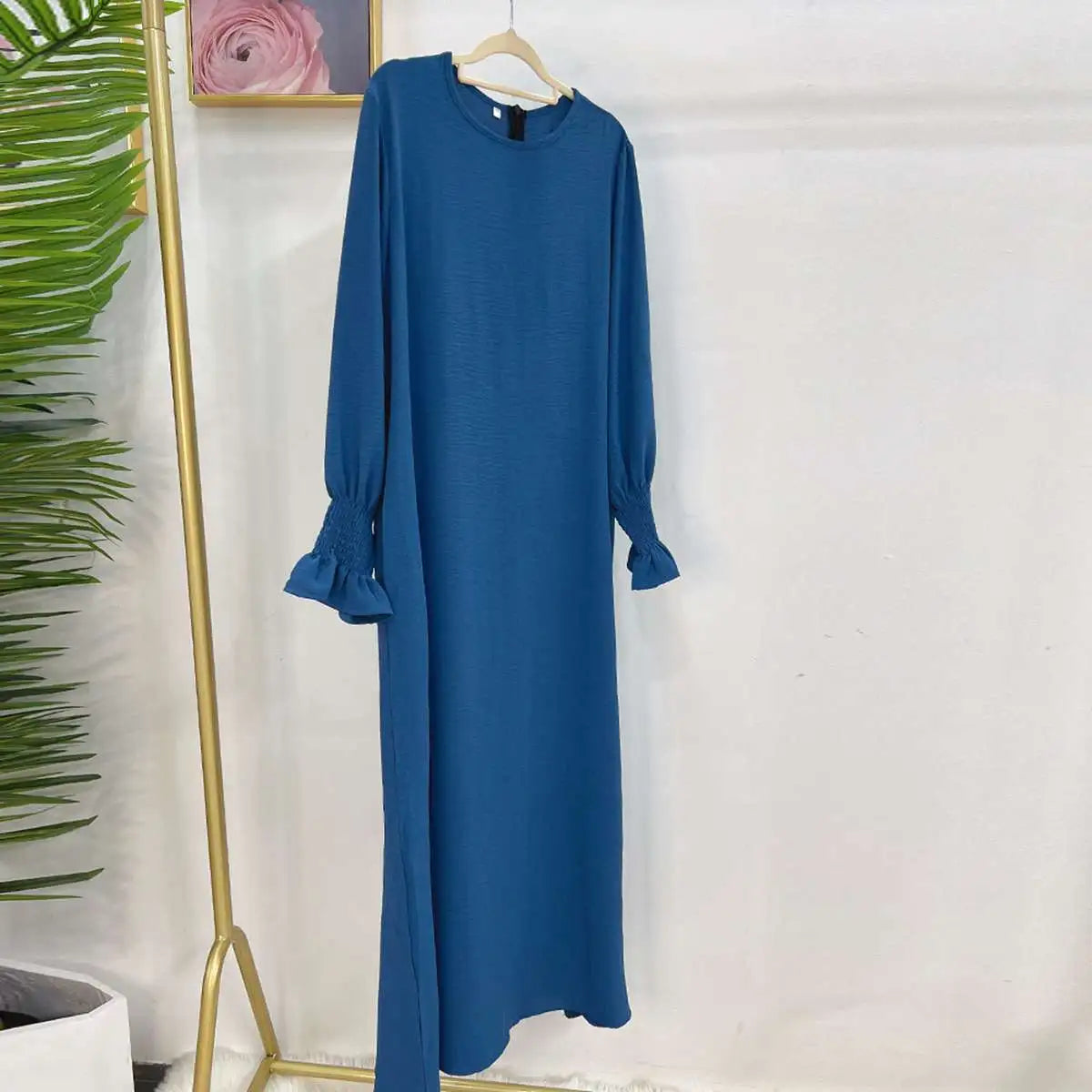 Elegant Modest Fashion Puff Sleeve Abaya Dress for Women - Perfect for Prayer, Special Occasions & Everyday Wear
