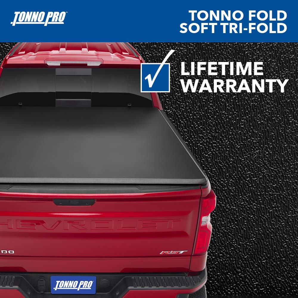 Tonno Pro Tonno Fold Soft Folding Truck Bed Tonneau Cover for Dodge Ram 1500/2500/3500 (2009-2020) | 5'7