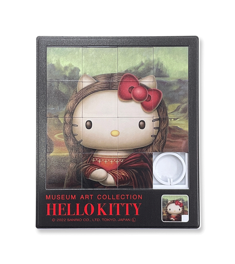 Hello Kitty Mona Lisa Puzzle - 500 Piece Jigsaw Puzzle for Adults & Kids, Fun Family Game Night Activity, Perfect Gift for Art & Hello Kitty Fans