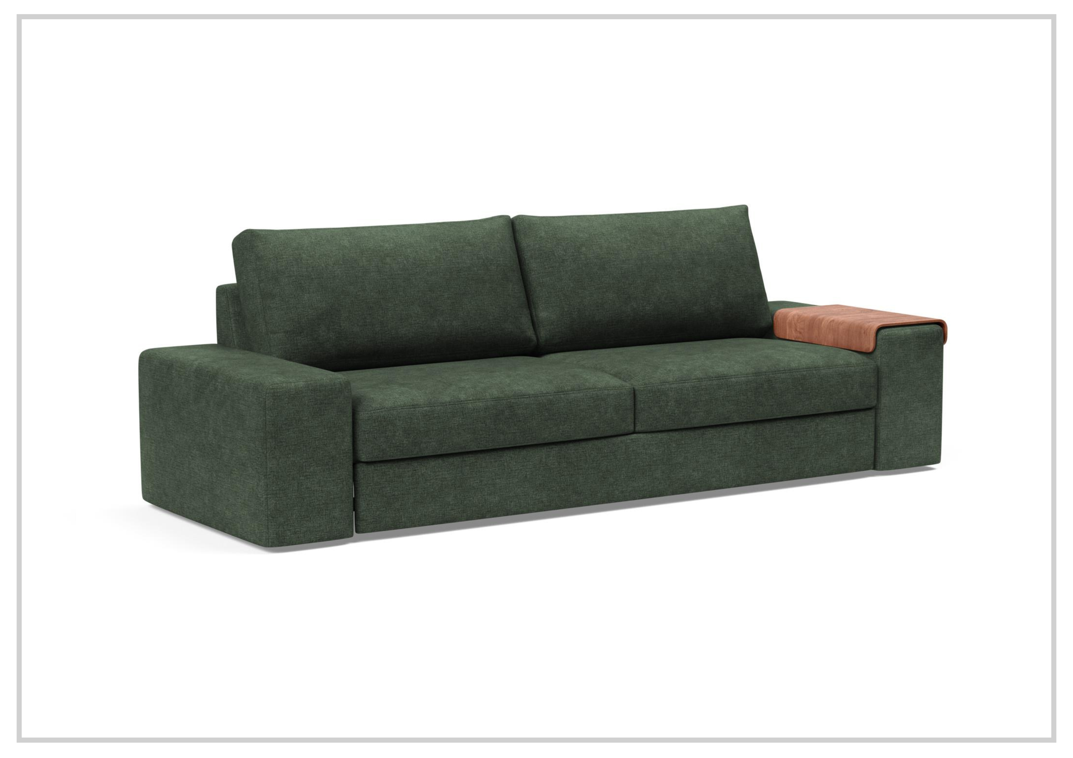 Innovation Living Vilander Full-Size Fabric Sofa Bed - Convertible Sleeper Sofa for Small Spaces, Guest Room & Apartment Living | Comfortable Modern Futon with Storage