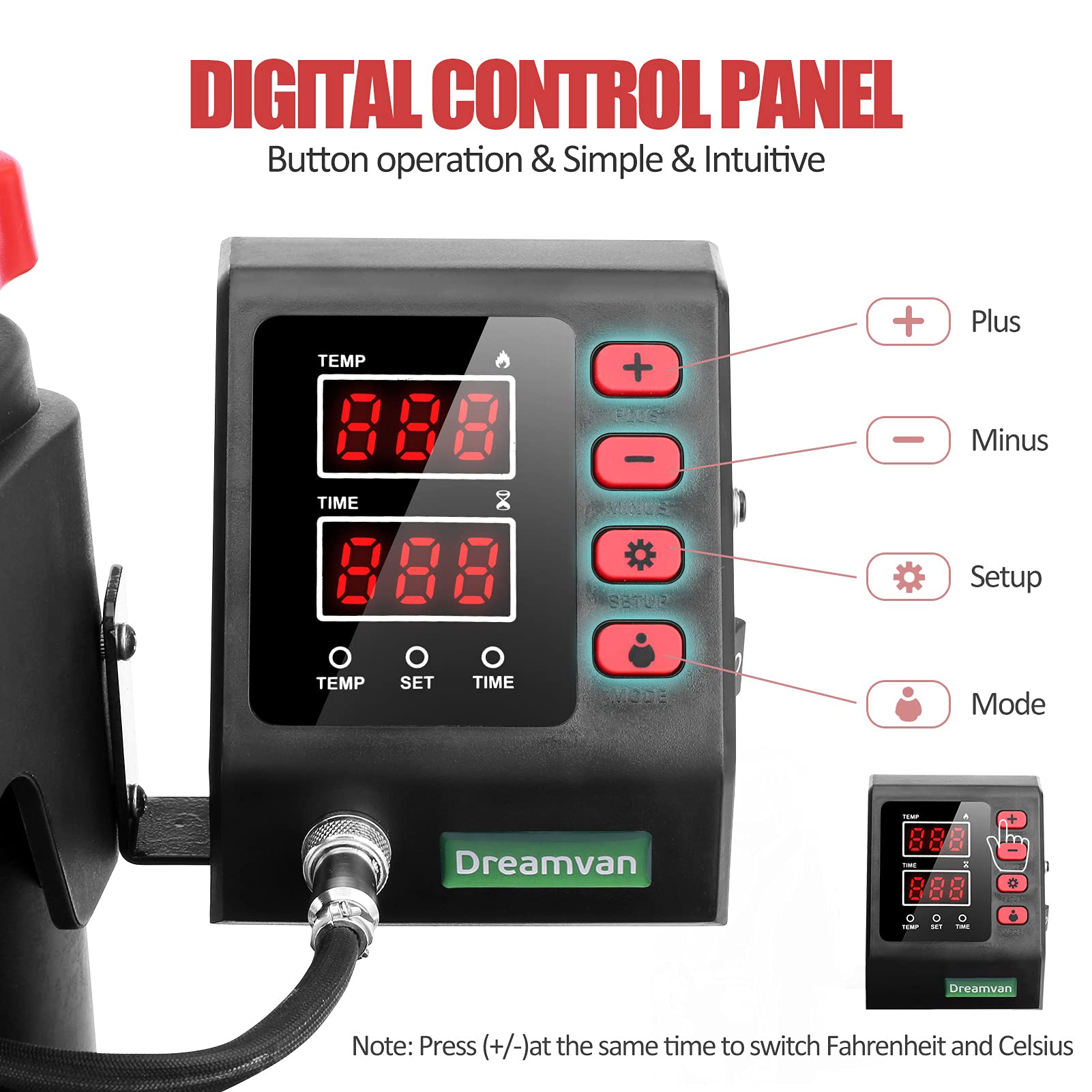 8-in-1 Digital Heat Press Machine 12