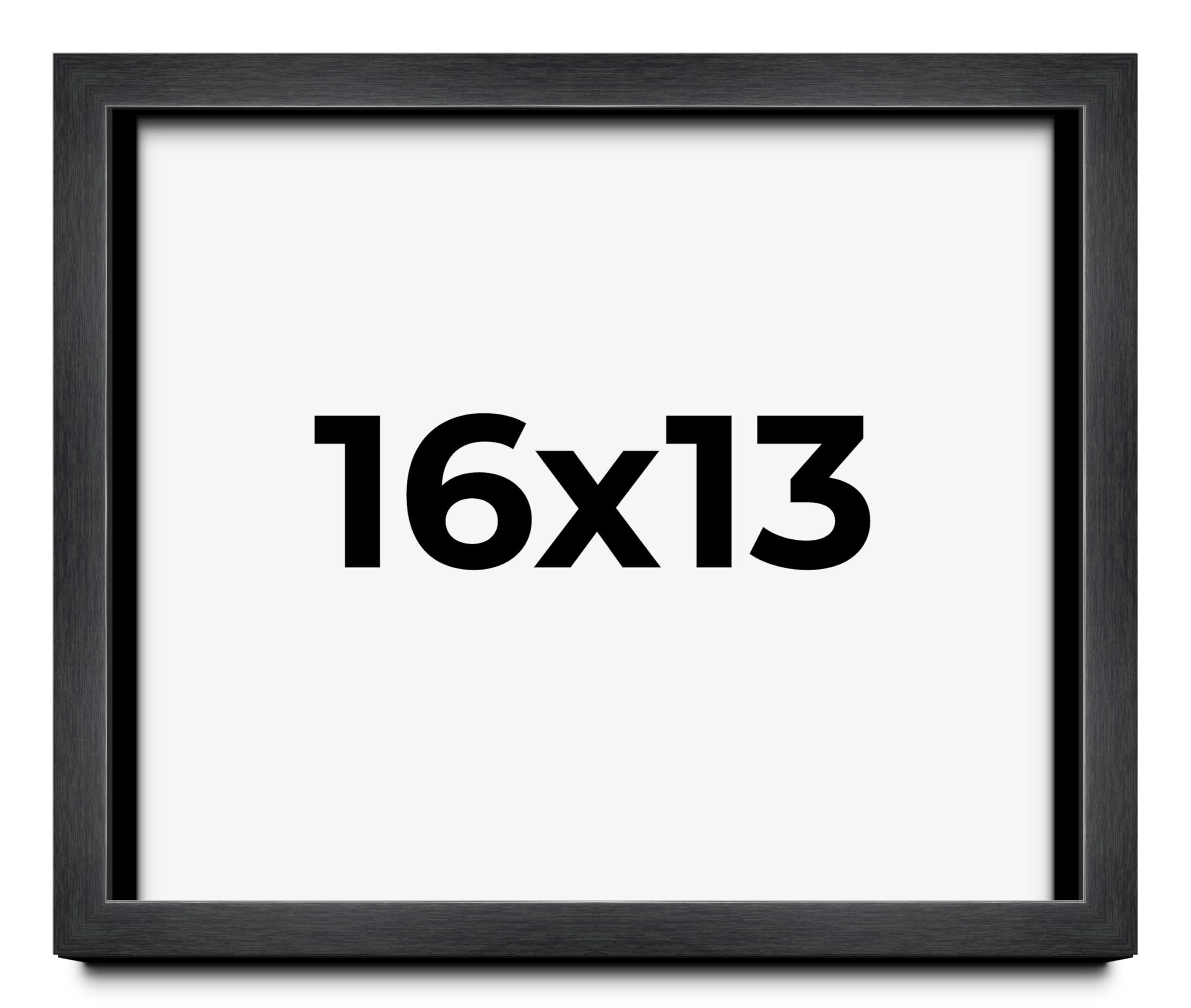 13x16 Shadow Box Frame Charcoal Black | 1