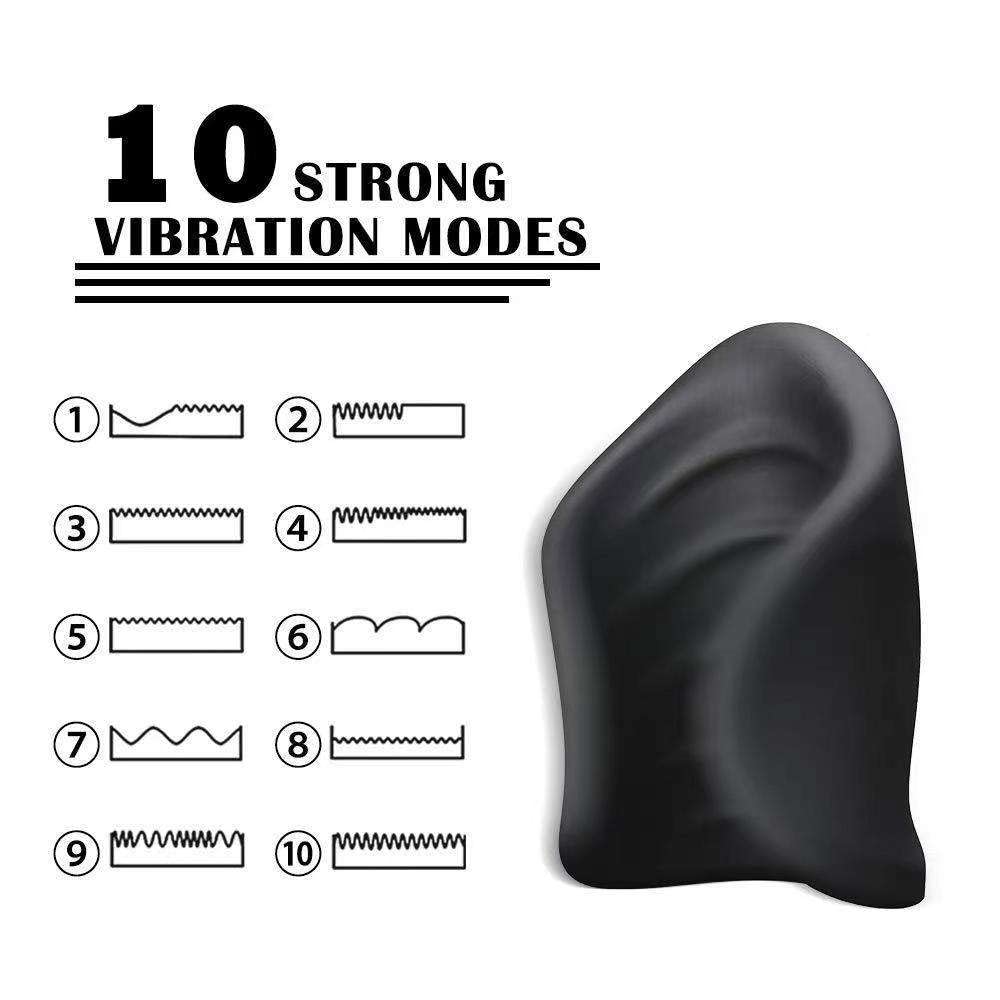 Waterproof Automatic Cup Male Masturbator with Ergonomic Design - Soft & Comfortable Vibrating Penis Sleeve for Men - Perfect for Solo Play & Couples Intimacy