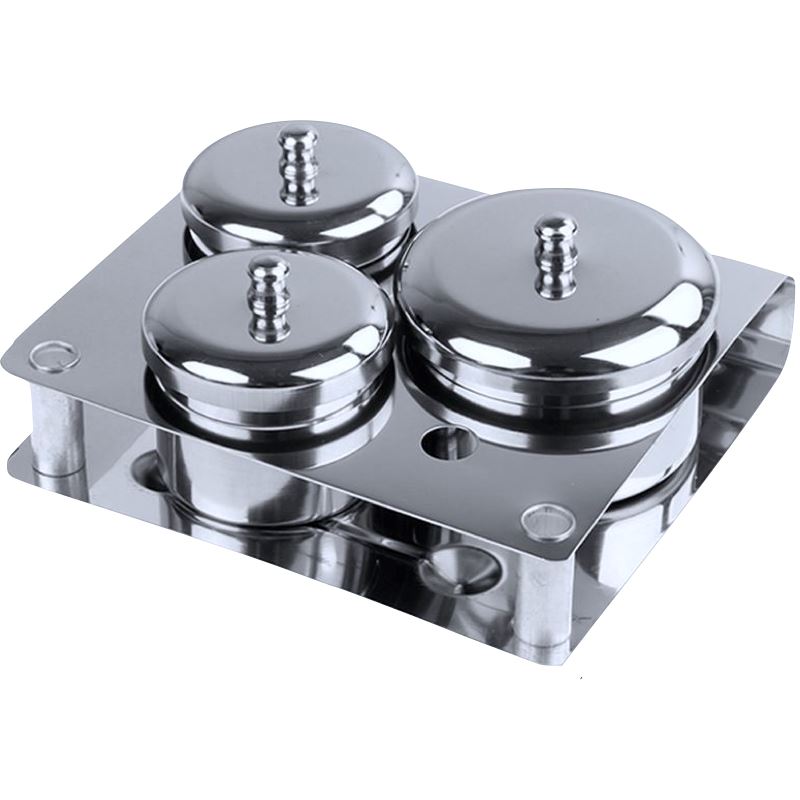 Premium Stainless Steel Dappen Dish Jar Set for Nail Art, Acrylic Powder & Liquid - Perfect for Salon, Manicure & DIY Nail Designs at Home