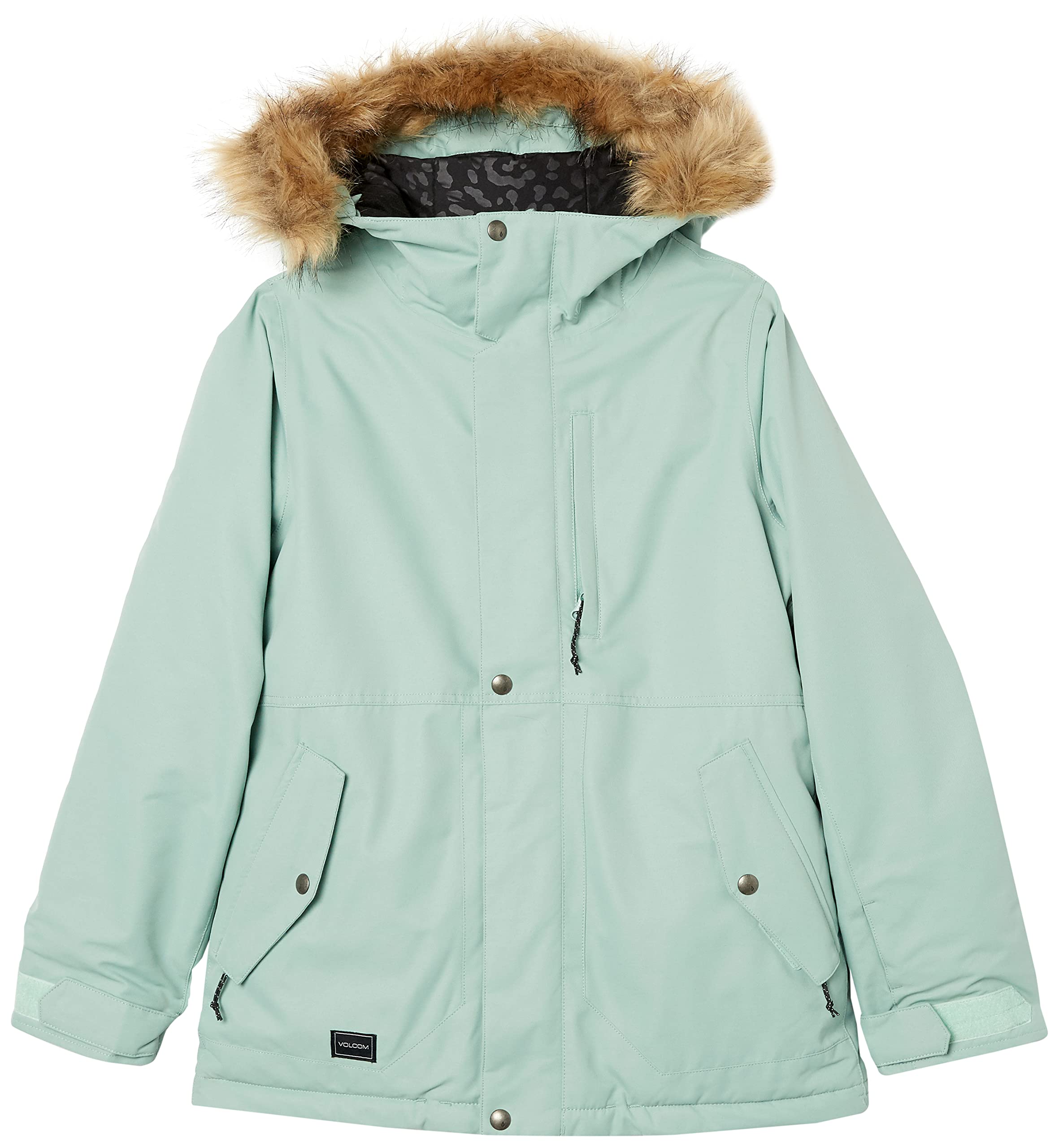 Volcom Girls' So Minty Insulated Winter Snow Jacket - Waterproof & Warm Coat for Cold Weather - Perfect for Skiing, Snowboarding & Outdoor Winter Activities