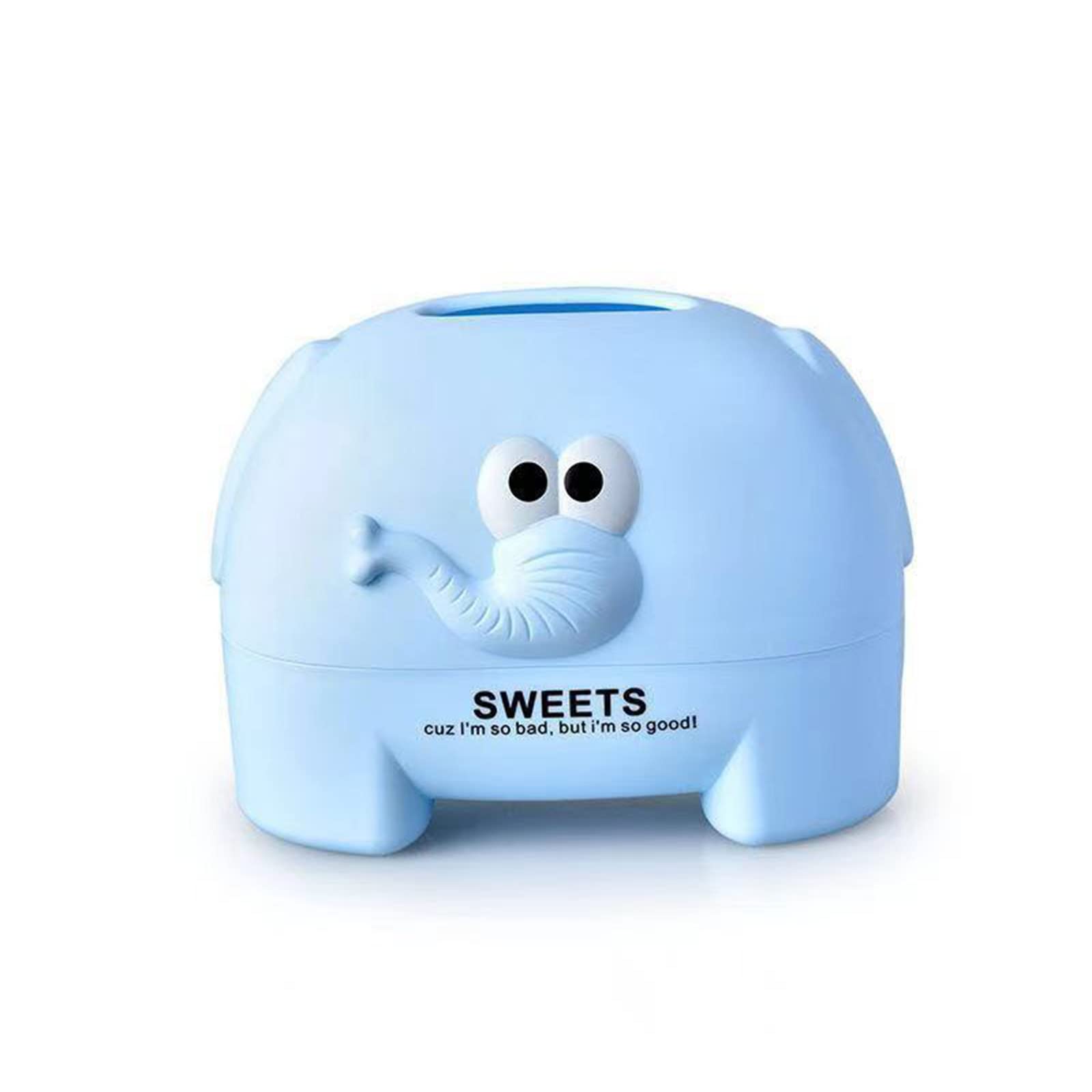 Cute Elephant Tissue Box Holder - Decorative Desktop & Kitchen Napkin Storage Organizer for Bedroom, Living Room, Bathroom - Perfect for Home, Office & Gift Giving