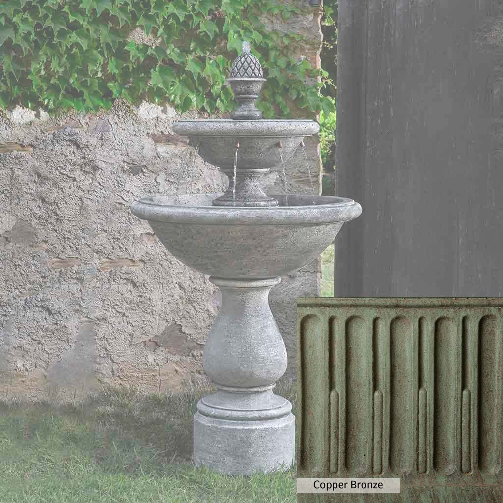 Campania International Charente Fountain - Classic Outdoor Garden Water Fountain for Patio, Yard & Landscaping | Perfect for Backyard Decor, Zen Meditation & Relaxation