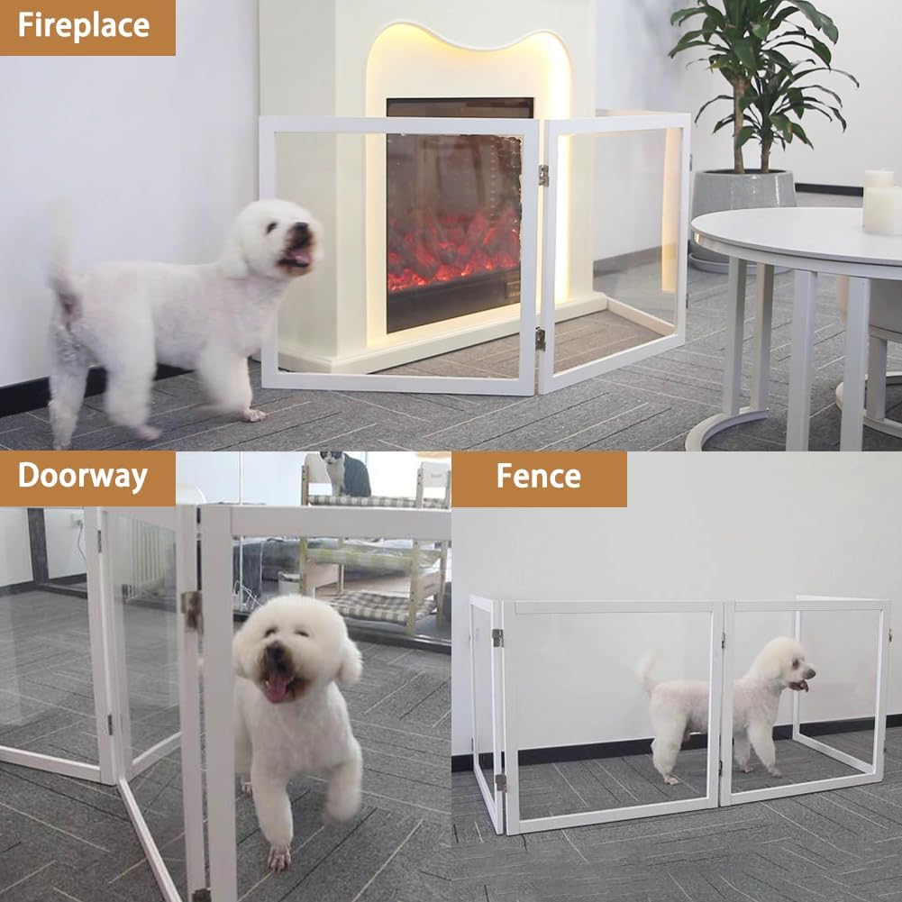 Foreng Clear Acrylic Pet Gate - 24