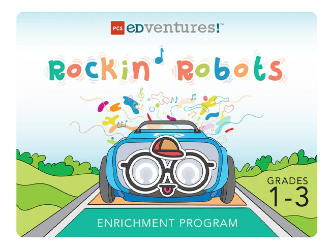 Rockin' Robots Camp - STEM Robotics Kit for Kids | Learn Coding & Engineering | Perfect for School Projects & Birthday Gifts
