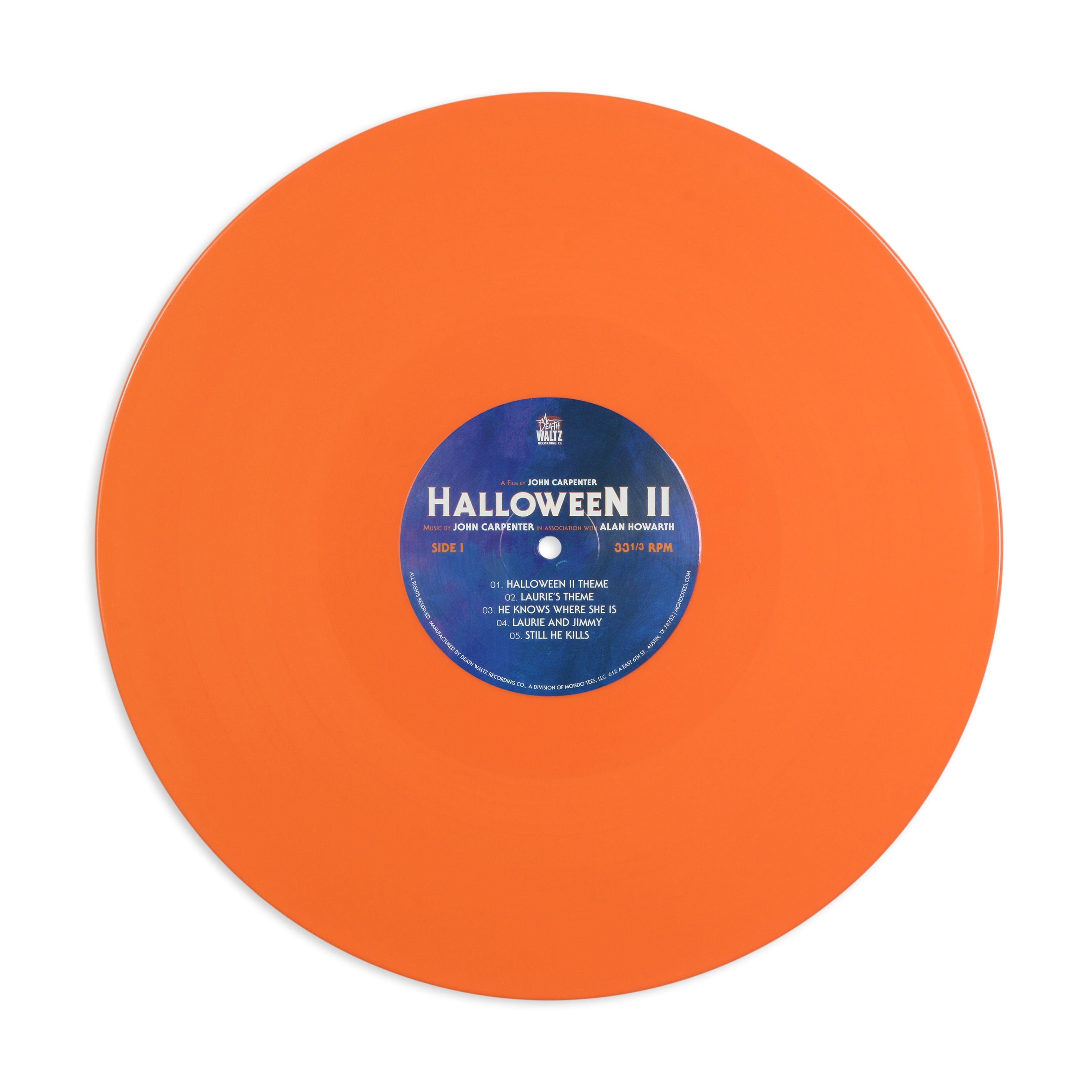 Halloween 2 Original Motion Picture Soundtrack LP Vinyl Record - Spooky Horror Movie Music for Halloween Parties & Film Collectors