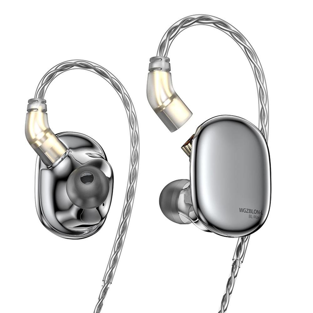 BLON BL MAX Dual Dynamic Drivers HiFi In-Ear Monitors - Premium Sound for Audiophiles, Musicians & Gamers - Perfect for Studio Recording, Live Performances & Gaming