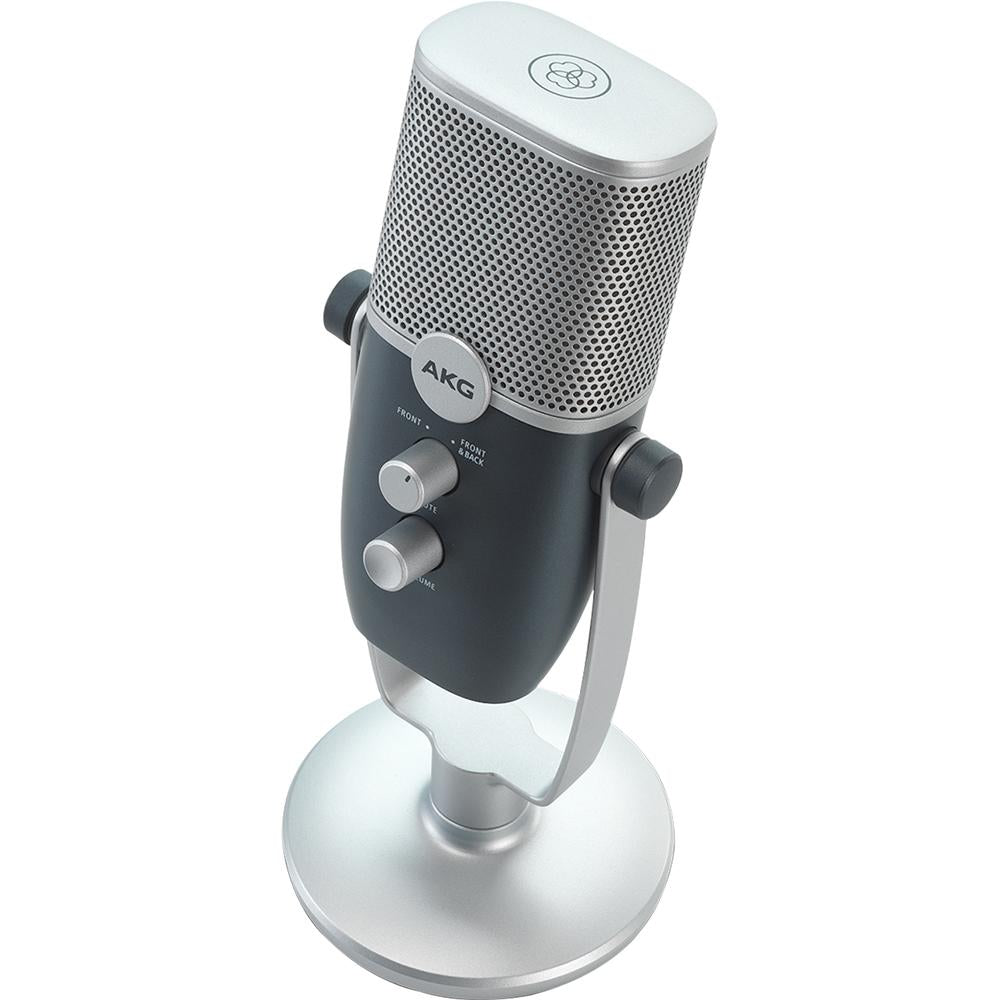 AKG C22 USB LS Professional Studio Condenser Microphone - 24bit/96kHz High Resolution, Dual Pattern USB Mic for Podcasting, Streaming & Recording - Open Box