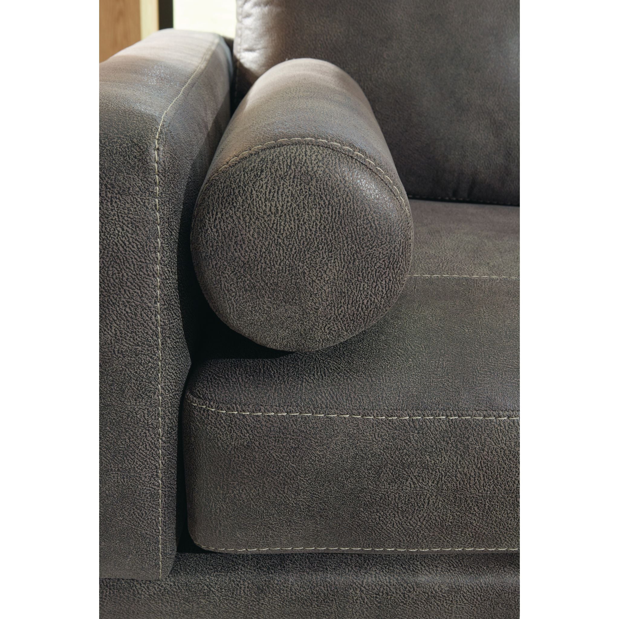 Arroyo Loveseat in Smoke Gray - Modern Small Sofa for Living Room, Apartment, or Office - Perfect for Relaxing, Reading, and Entertaining Guests