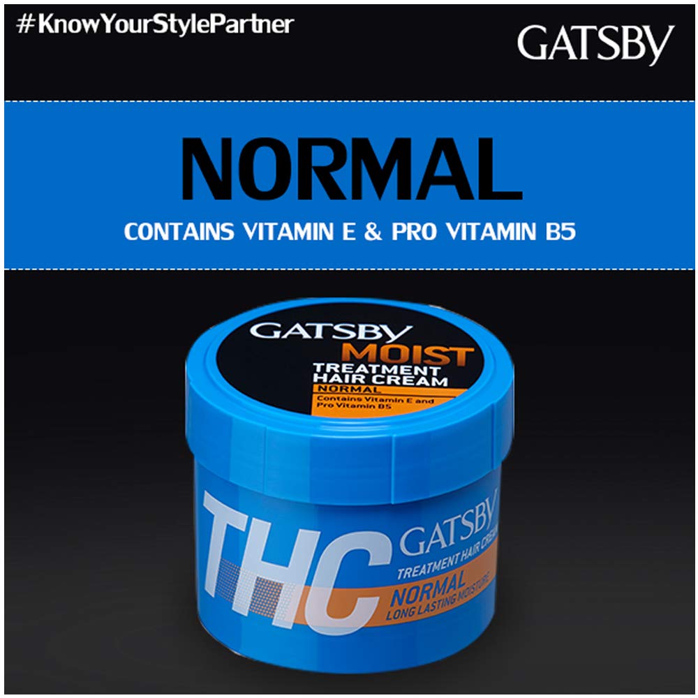 Gatsby Hair Treatment Cream for Normal Hair - 250g | Styling Wax for Men & Women - Perfect for Everyday Use & Special Occasions