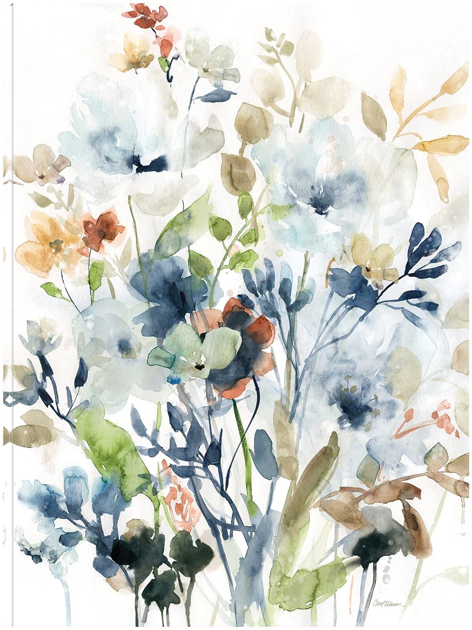 Hand-Painted Holland Spring Mix Floral Canvas Wall Art by Carol Robinson - Ready to Hang 35x46 Inch - Perfect for Living Room, Bedroom, Office & Home Decor