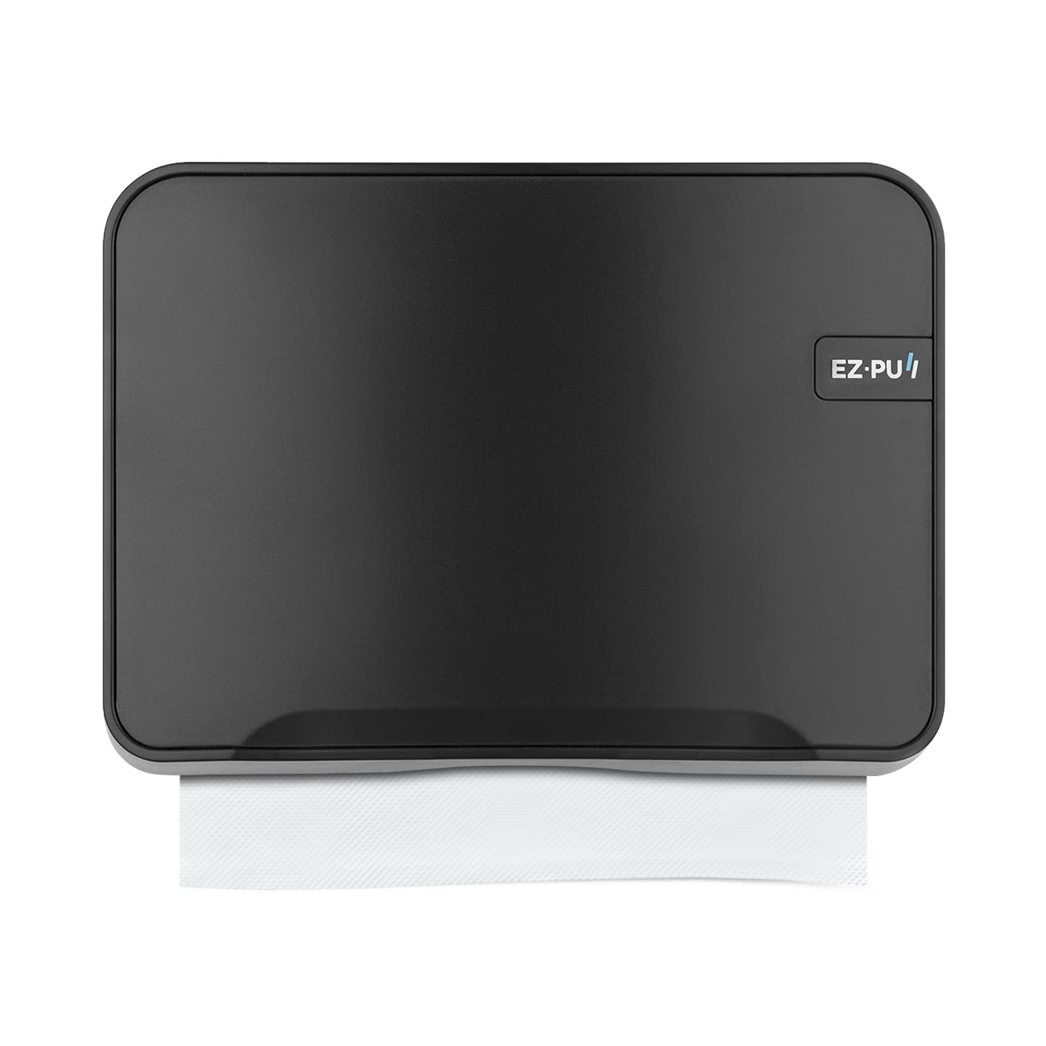 EZbrnd Wall Mount Multifold Paper Towel Dispenser - Black (3200B-EZ) for Kitchen, Bathroom, Office, RV & Airbnb | Space-Saving & Hygienic Solution for Home & Commercial Use