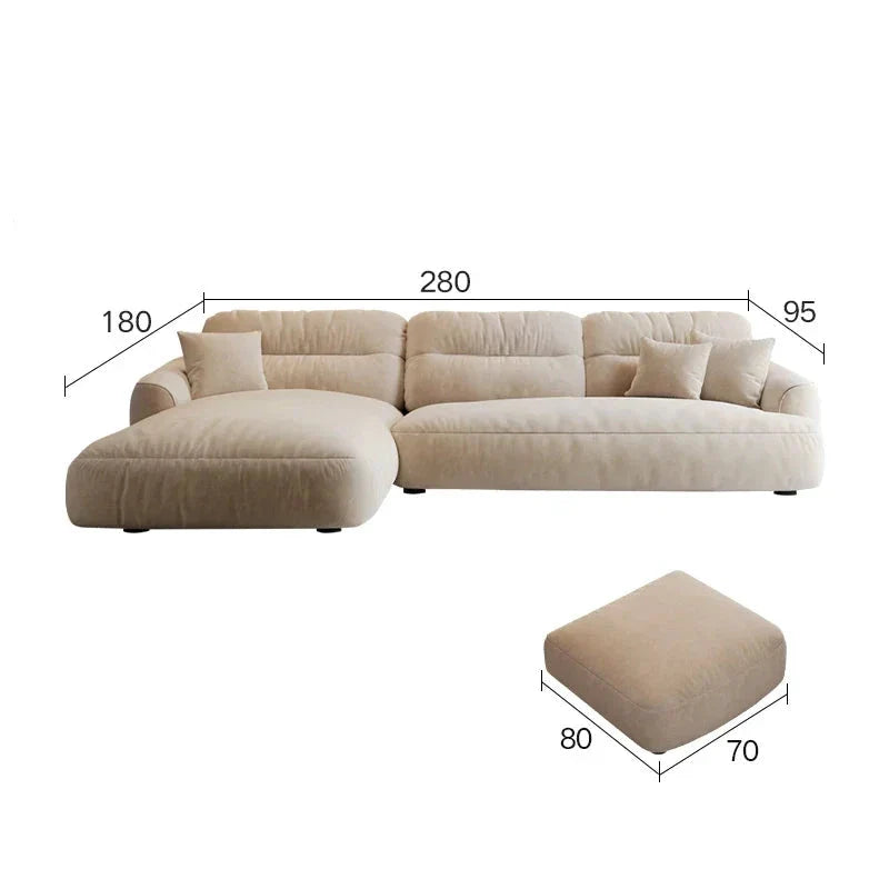 Lazy Para Sectional Lounge Sofa - Modern Comfort for Ultimate Relaxation | Perfect for Living Room, Home Theater & Family Gatherings