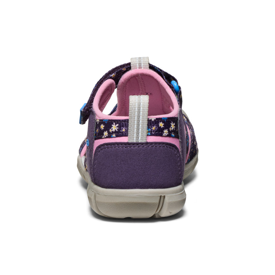 Seacamp II CNX Big Kids' Water Shoes for Boys & Girls - Daisies/Marina Color | Lightweight & Quick-Dry for Beach, Pool, Boating & Outdoor Activities