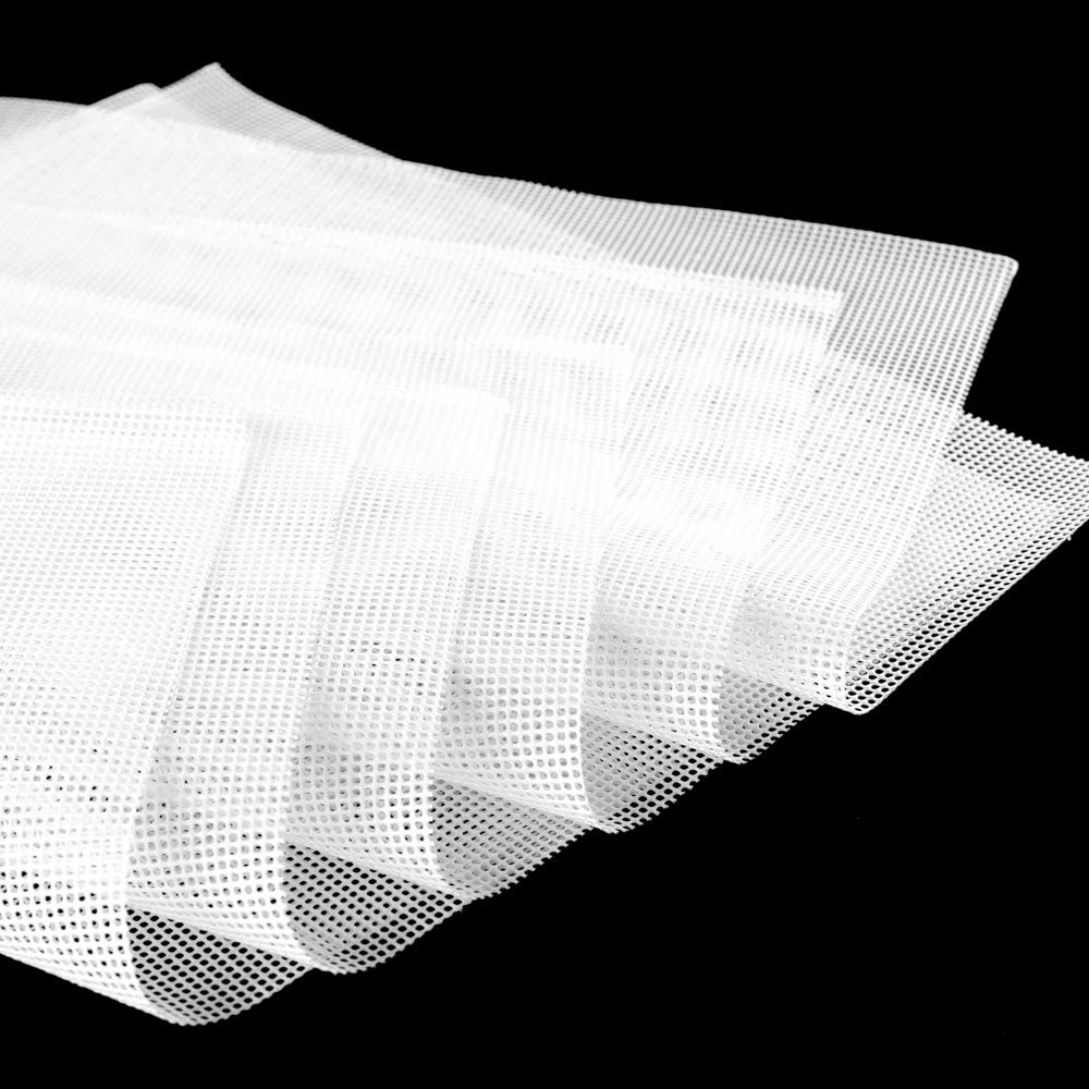 6 Pack Silicone Dehydrator Sheets - Non-Stick Reusable Food Dehydrator Mats for Fruits, Vegetables & Herbs (14 x 14 Inch) - Perfect for Jerky, Dried Snacks & DIY Dehydrating at Home