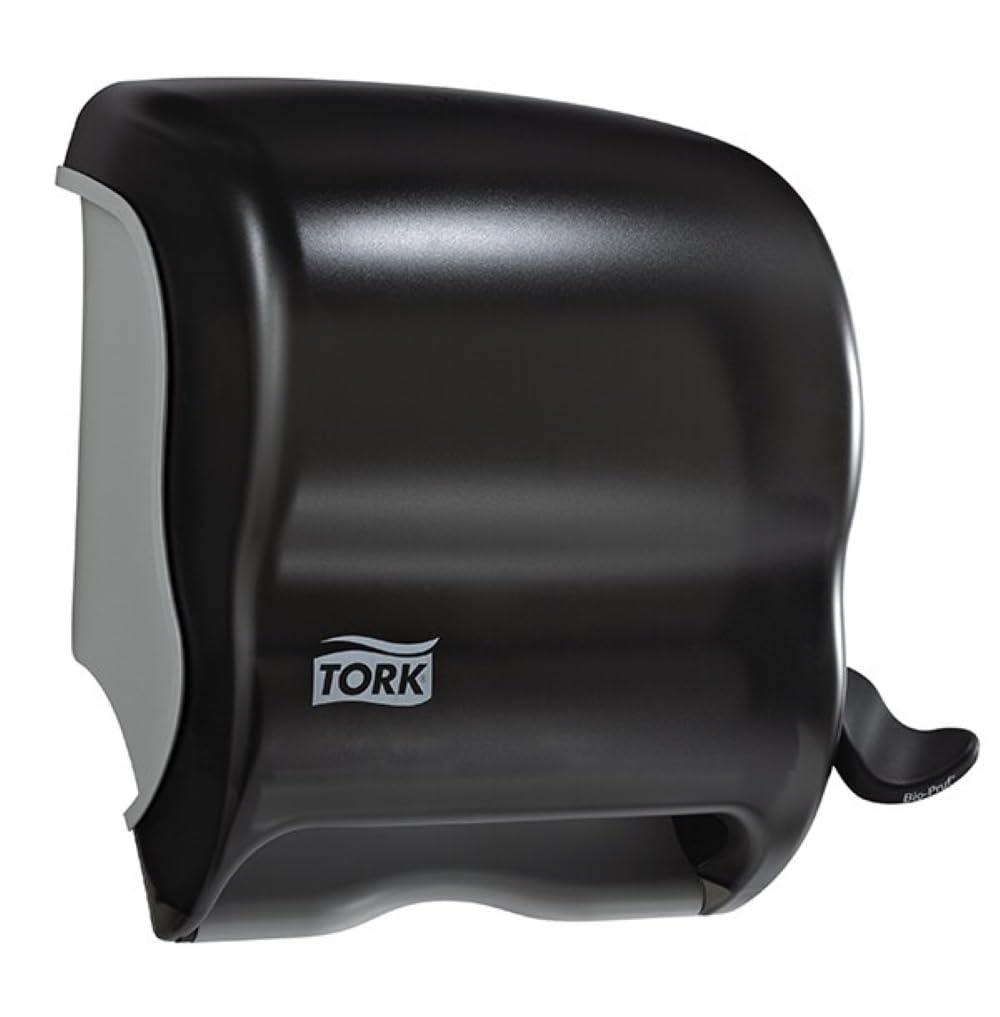 Tork Paper Hand Towel Roll Lever Dispenser Smoke H21 - High-Capacity 83TR for Restaurants, Offices & Public Restrooms | Commercial-Grade Paper Towel Dispenser