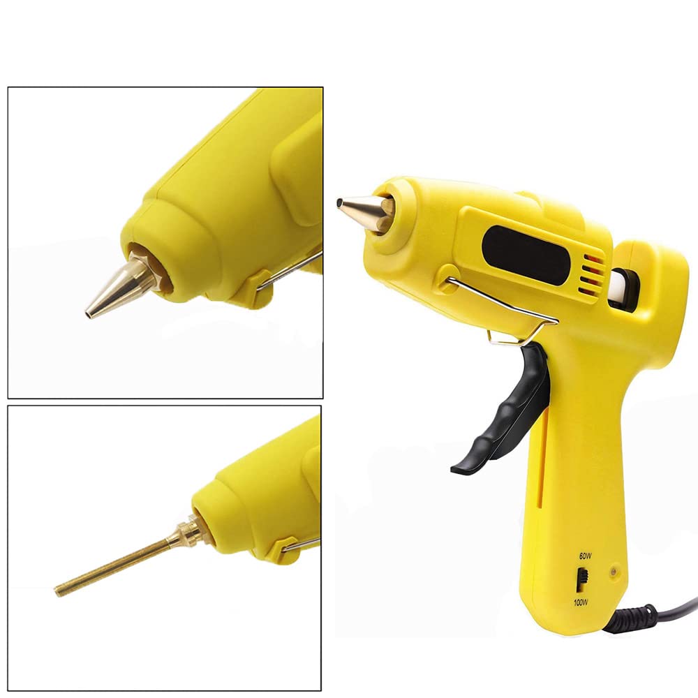 4-Pack Interchangeable Copper Glue Gun Nozzles Set - 2.0x70mm, 2.0x50mm, 2.0x34mm, 3.0x50mm Tips for Hot Melt Glue Guns - Perfect for DIY Crafts, Home Repairs & Woodworking Projects