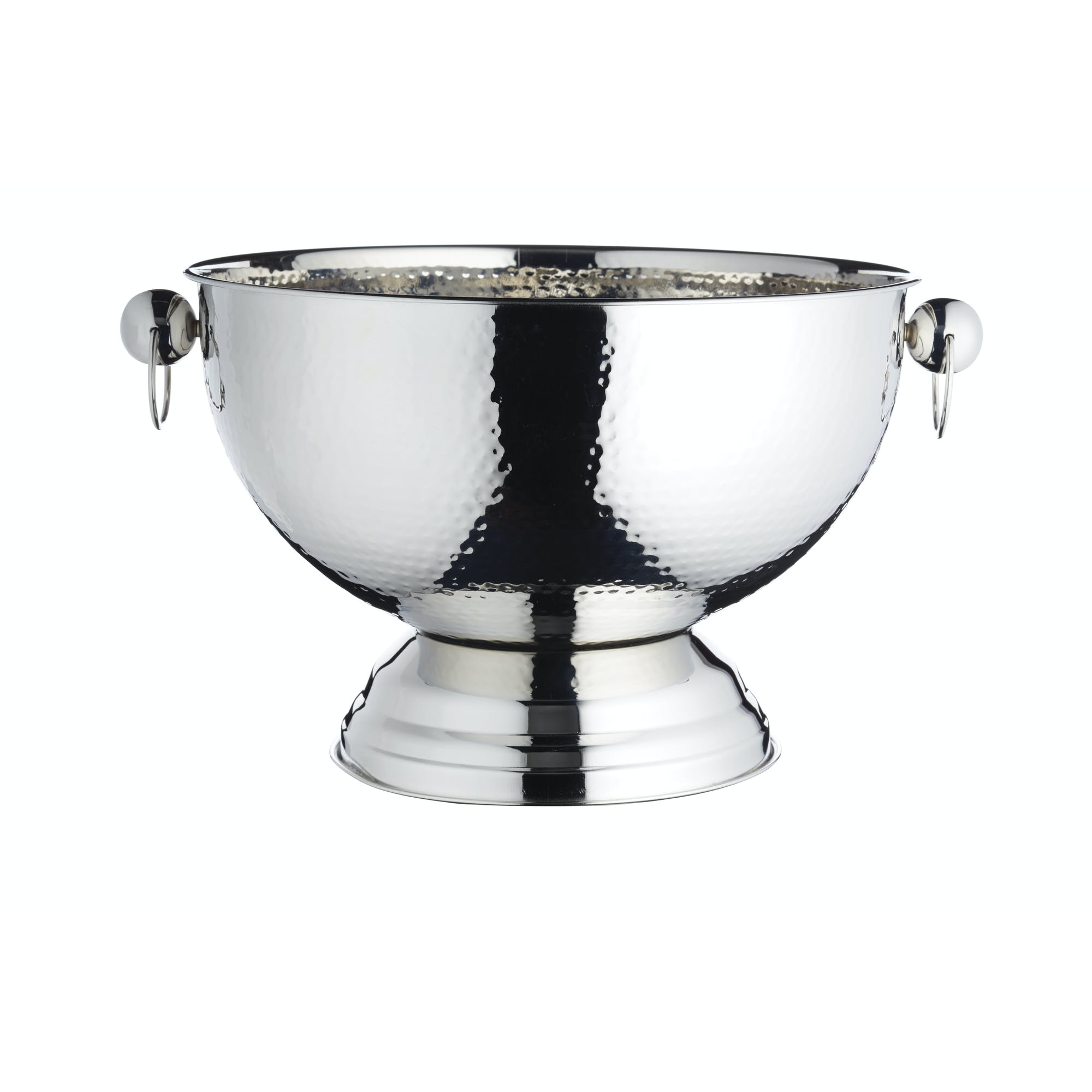 Hammered Stainless Steel Champagne Bowl - Elegant Party Drinkware for Weddings, Celebrations & Home Decor