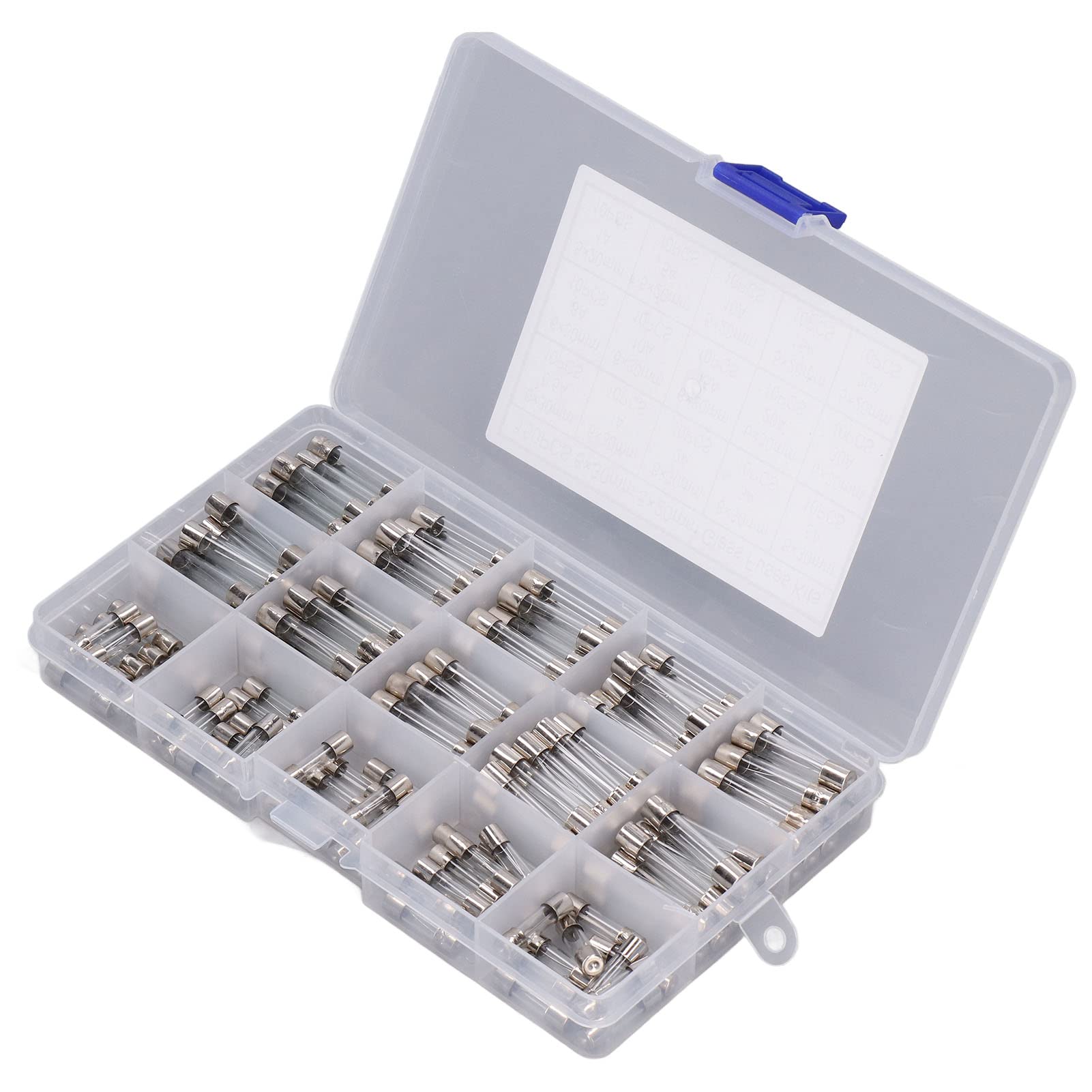 Premium Glass Fuses Assortment Kit - 10A 250V Fast-Blow Fuses for Electronic Toys, Circuits & Home Appliances - Perfect for DIY Repairs, Automotive & Electrical Projects