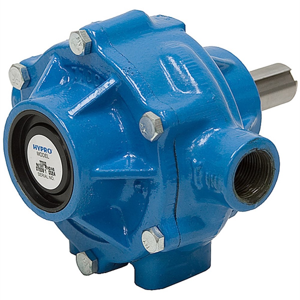 Hypro 7700C Cast Iron 7-Roller Pump - Heavy Duty Industrial Water Transfer Pump for Agriculture, Irrigation & Construction (7700C)
