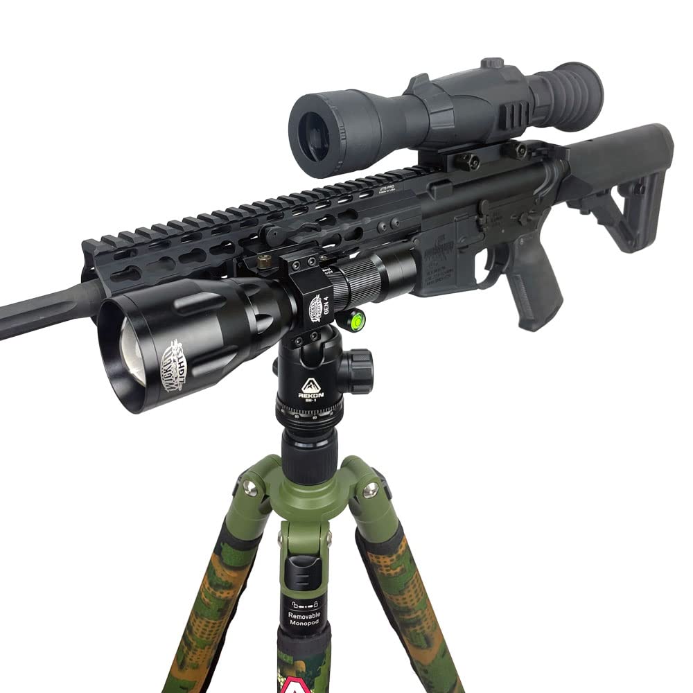 Wicked Lights A55iC Infrared Night Hunting Light Kit - Compatible with Night Vision Devices for Coyote, Fox, Bobcat, Hogs & Predators | Perfect for Night Hunting, Wildlife Observation & Security Surveillance