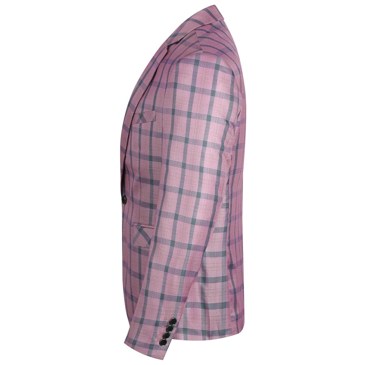 Men's Lightweight Casual Blazer Jacket - Single Button Sport Coat Plaid Suit for Business & Office Wear | Perfect for Weddings, Parties & Formal Events