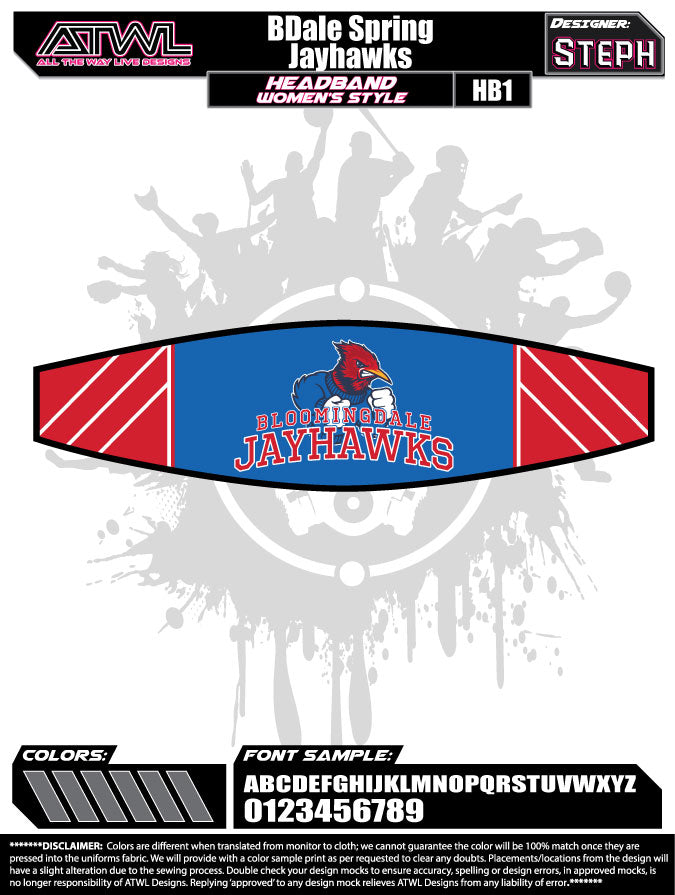 Softball Team Headbands for Women & Girls - Moisture Wicking Sports Headbands for Baseball, Volleyball & Running - Spring 2019 Collection - Perfect for Training, Games & Outdoor Activities