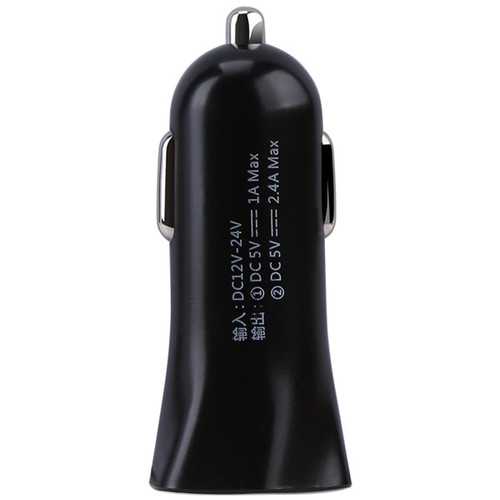 BIAZE MC5 5V 3.4A Fast Dual USB Car Charger Adapter for iPhone, Samsung, iPad - Perfect for Road Trips & Travel Charging