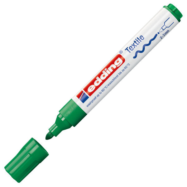 edding 4500 Bullet Tip Textile Marker - Permanent Fabric Marker for Clothes, Shoes & DIY Crafts - Ideal for Customizing T-Shirts, Denim & Canvas Projects