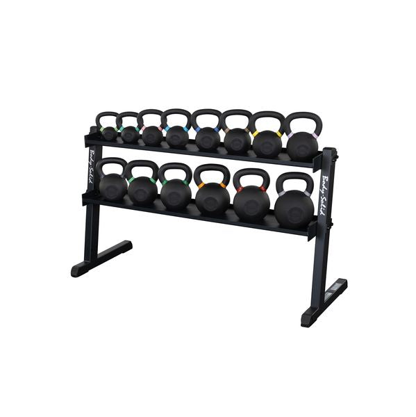 Body Solid GKR60 Kettlebell Rack - Heavy Duty Home Gym Equipment for Strength Training & CrossFit Workouts - Perfect for Garage, Basement & Commercial Gyms