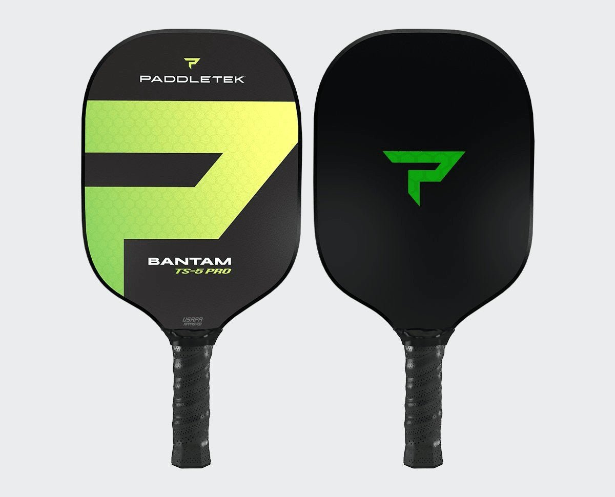 Paddletek Bantam TS 5 Pro Pickleball Paddle - Premium Carbon Fiber Paddle for Competitive Play | Perfect for Tournaments & Recreational Games