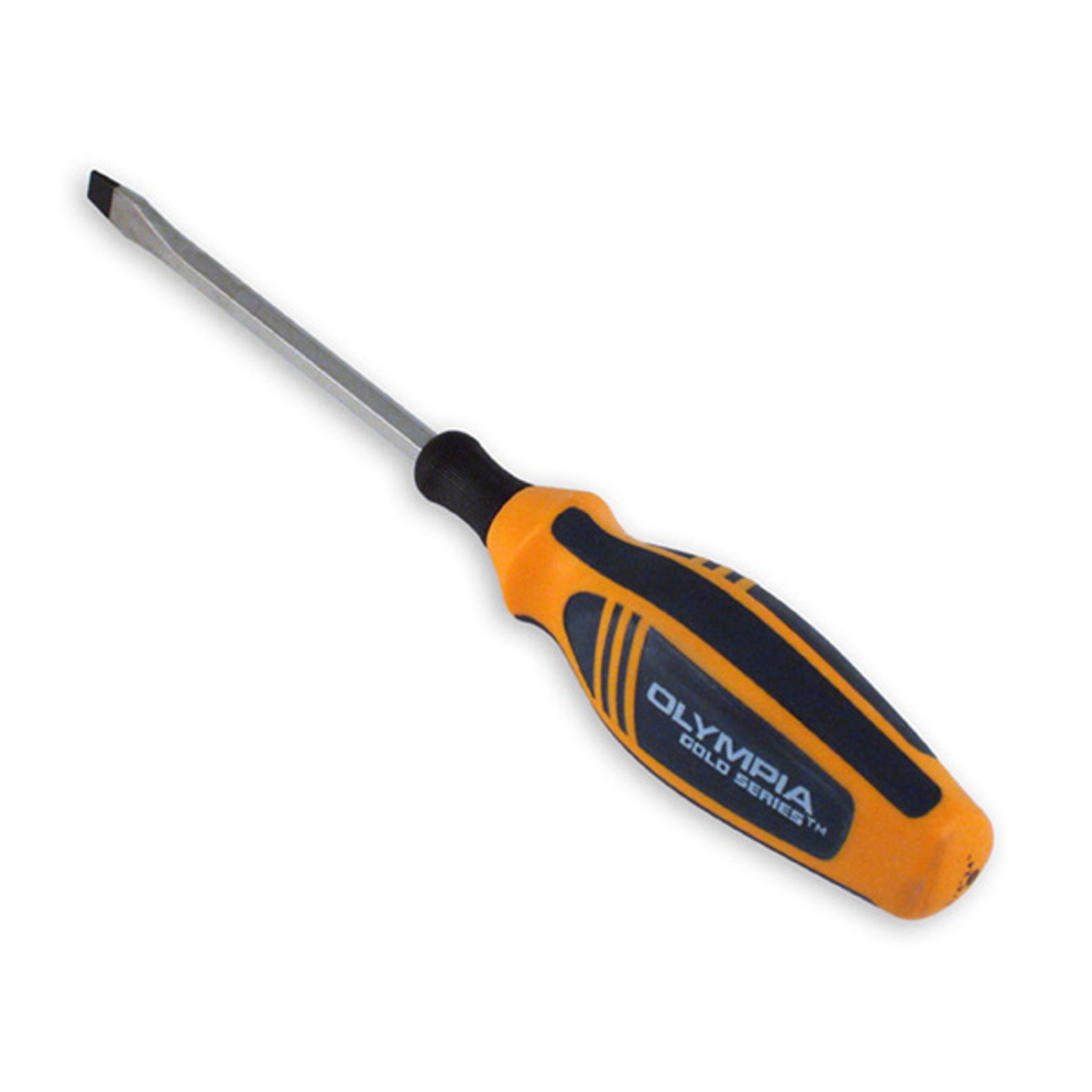 Olympia Gold Series Mechanic-Feet S Screwdriver Slotted 1/4 X 4 Inches - Professional Grade Tool for Automotive Repair, Home Improvement & DIY Projects - Model 22-524