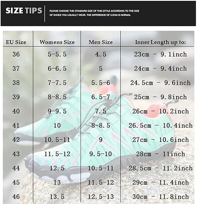 Barefoot Active Shoes for Men & Women - Lightweight Slip-On Hiking Shoes | Trail Running, Gym Workouts & Outdoor Adventures
