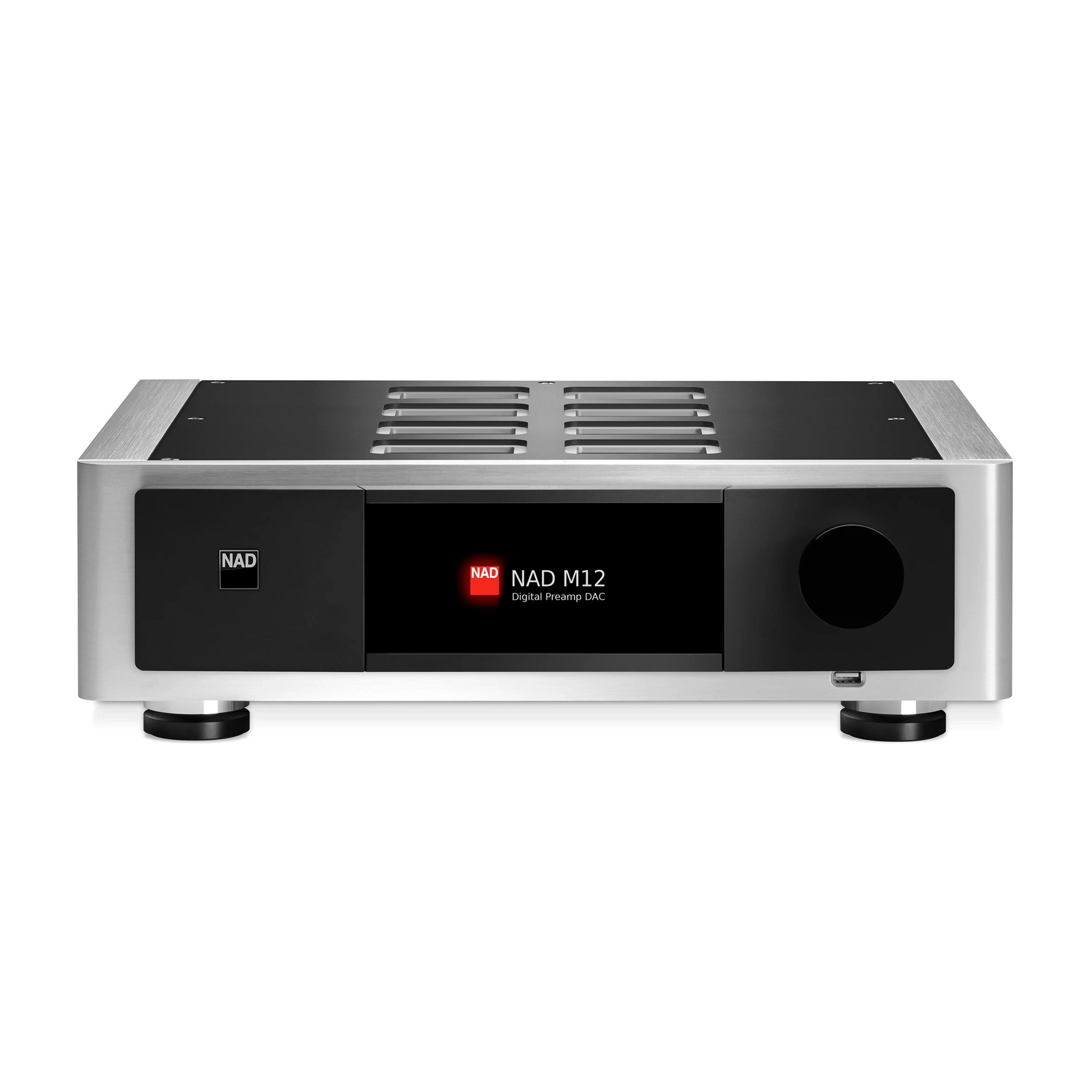 NAD M12 High-End Digital Preamplifier DAC with Bluetooth - Perfect for Audiophiles & Home Theater Systems