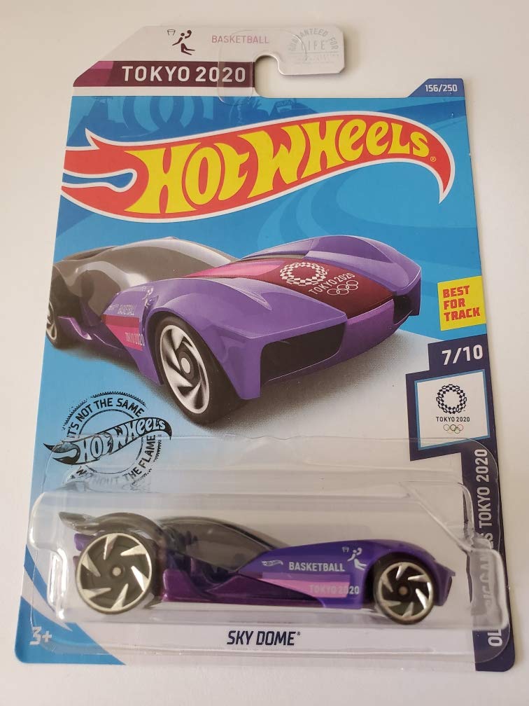 Hot Wheels 2020 Olympic Games Tokyo Sky Dome Purple 156/250 - Limited Edition Collectible Die-Cast Car for Display & Racing Fun