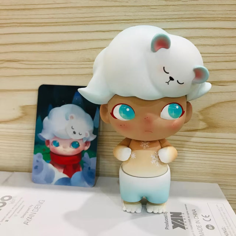 DIMOO Polar Bear Limited Edition Collectible Figure - Cute Arctic Animal Toy for Display, Gift, and Home Decor
