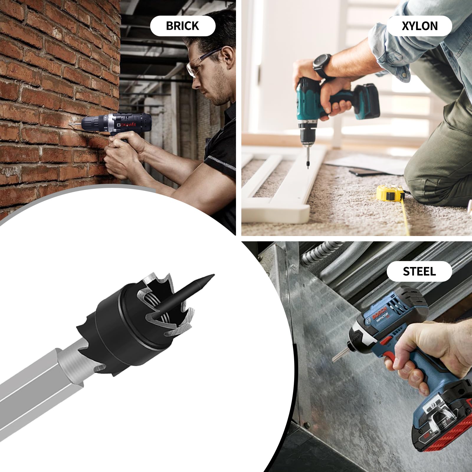 14-Piece Double Sided Spot Weld Cutter Set - 3/8