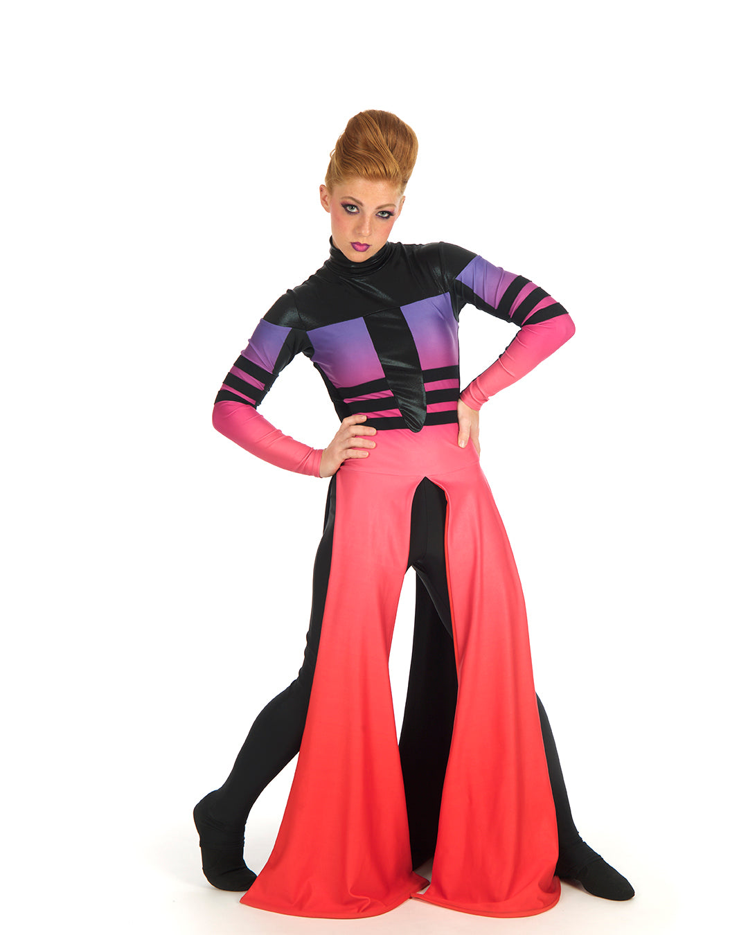 Color Guard Uniform 57 - Premium Performance Costume for Marching Band & Flag Team | Perfect for Competitions, Parades & School Events