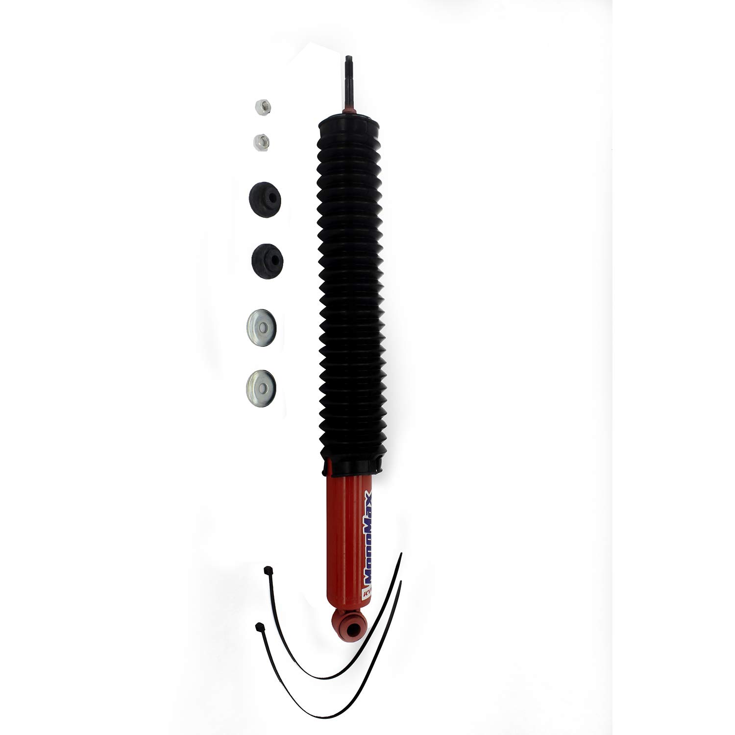 KYB 565080 MonoMax Gas Shock Absorber - Red - Heavy-Duty Performance for Trucks, SUVs & Off-Road Vehicles - Smooth Ride & Enhanced Control on Rough Terrain