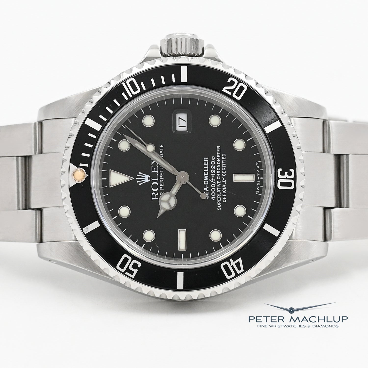Original Rolex Sea-Dweller 4000 Ref. 16600 Men's Luxury Dive Watch - 2001 Model | Professional Scuba Diving, Deep Sea Exploration & Collector's Timepiece
