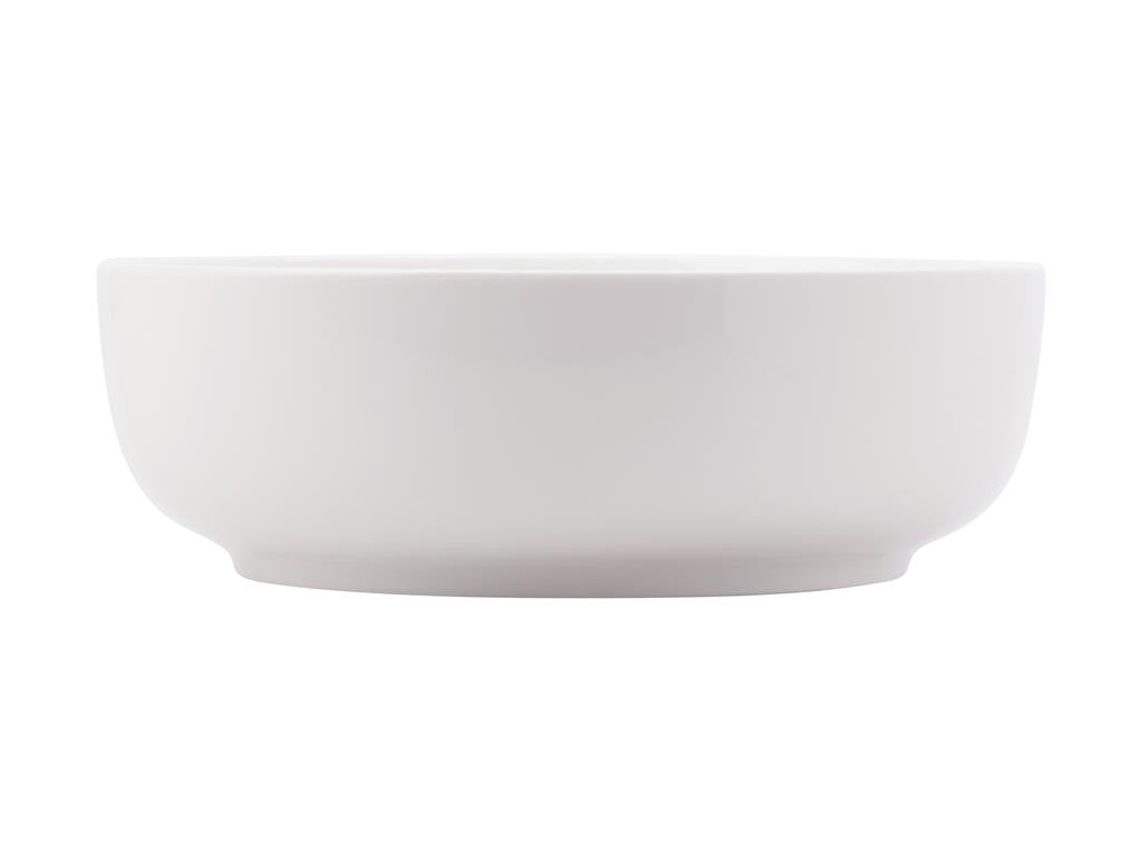 Maxwell & Williams White Basics Contemporary Serving Bowl 20x6.5cm - Modern Ceramic Dinnerware for Entertaining, Gift Boxed - Perfect for Salads, Pasta & Party Serving
