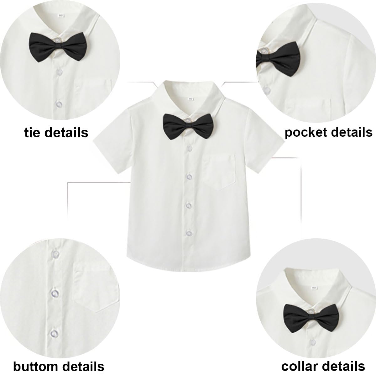 Baby Boys Tuxedo Outfit for Baptism & Special Occasions - Toddler Gentleman Suit for Weddings, Parties & Formal Events