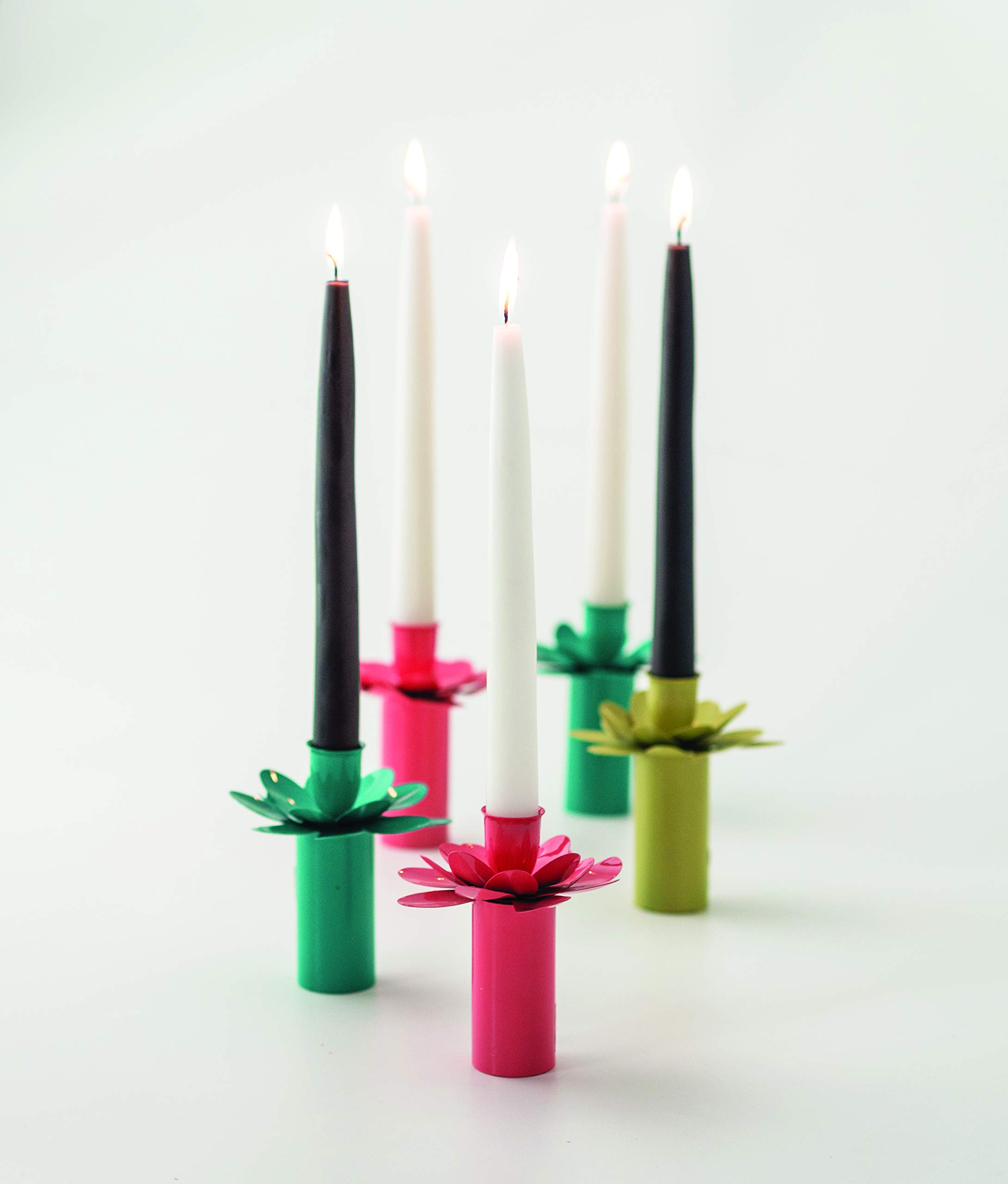 Root Candles 7940 Unscented Smooth Hand-Dipped 9-Inch Taper Candle, Black - Perfect for Dinner Parties, Weddings & Romantic Ambiance