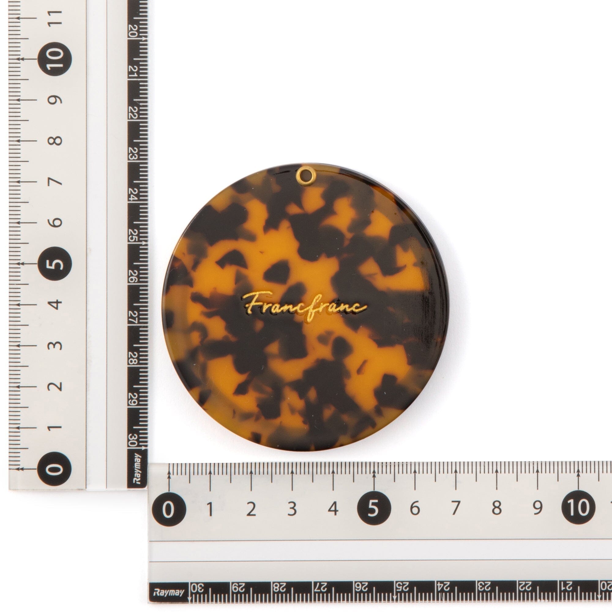 Portable Brown Compact Mirror with Pouch - Perfect for Travel, Makeup Touch-Ups & On-the-Go Beauty Essentials