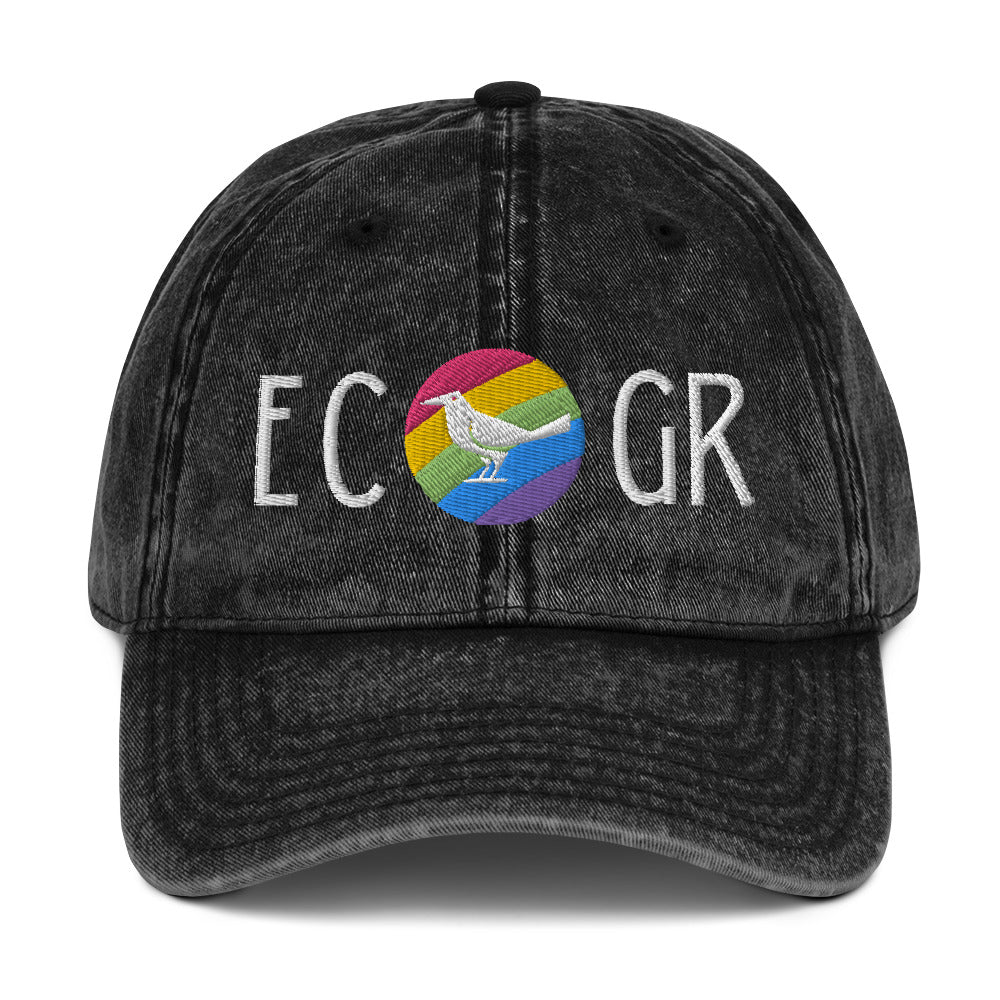 East Co. Grackles Vintage Twill Cap - Classic Adjustable Baseball Hat for Men & Women - Perfect for Outdoor Activities, Sports, and Casual Wear